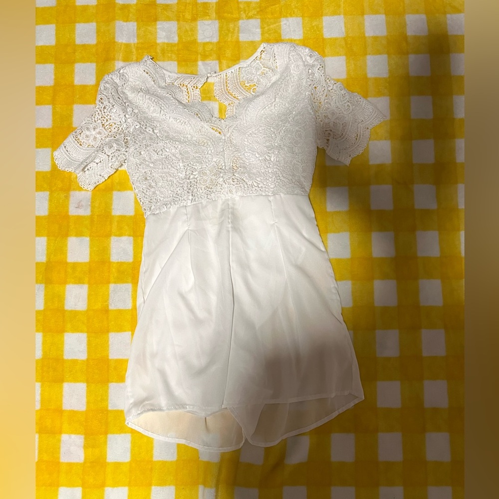 White romper